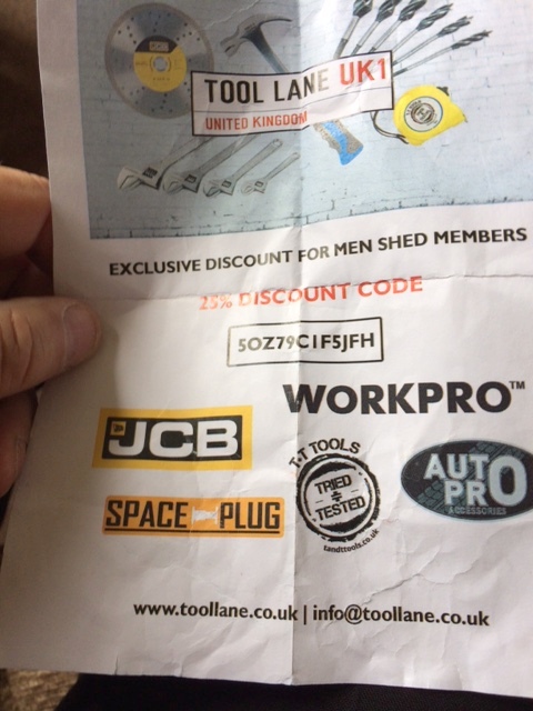 Tool Lane Discount Voucher